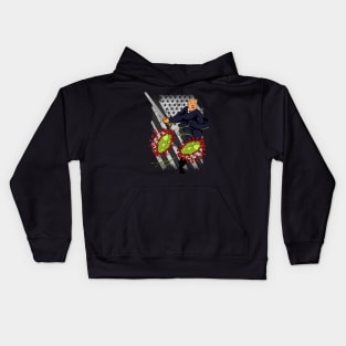 Super Trump the Virus Slayer Kids Hoodie